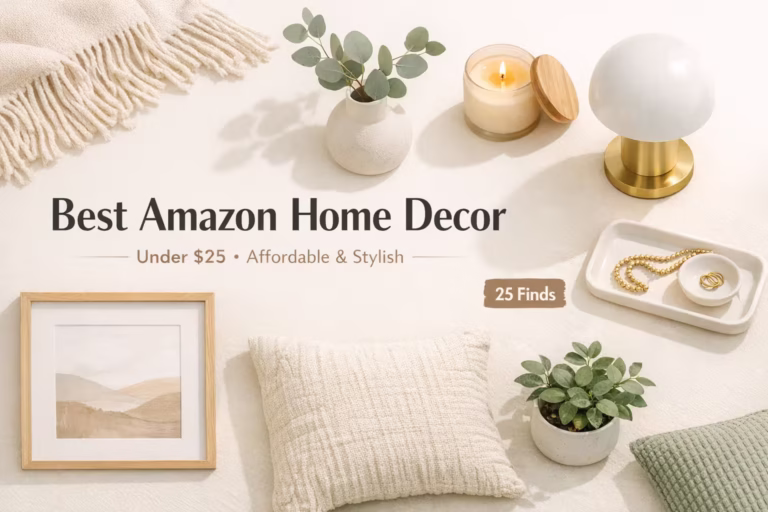 25 Best Amazon Home Decor Finds Under $25 (Affordable & Stylish)