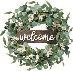 Fall wreath for front door 20 inch