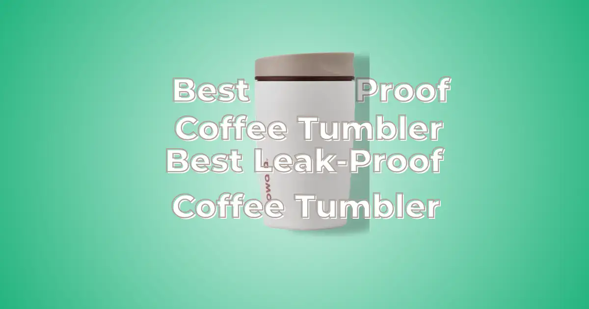 Leak-proof coffee tumbler with slider lid, ideal for travel and daily use.
