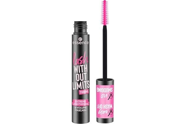 essence | Lash Without Limits Tubing Extreme Lengthening & Volume Mascara | Waterproof & Tubing| Vegan, Cruelty Free & Parabe