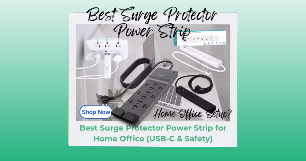Best Surge Protector Power Strip for Home Office (USB-C & Safety)