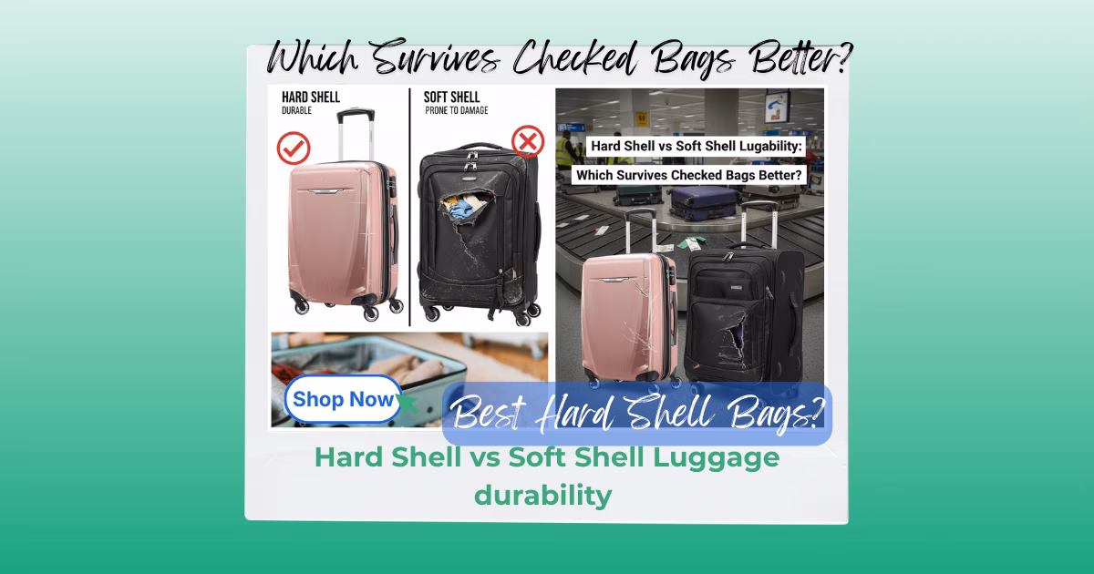 Hard Shell vs Soft Shell Luggage durability: Which Survives Checked Bags Better?