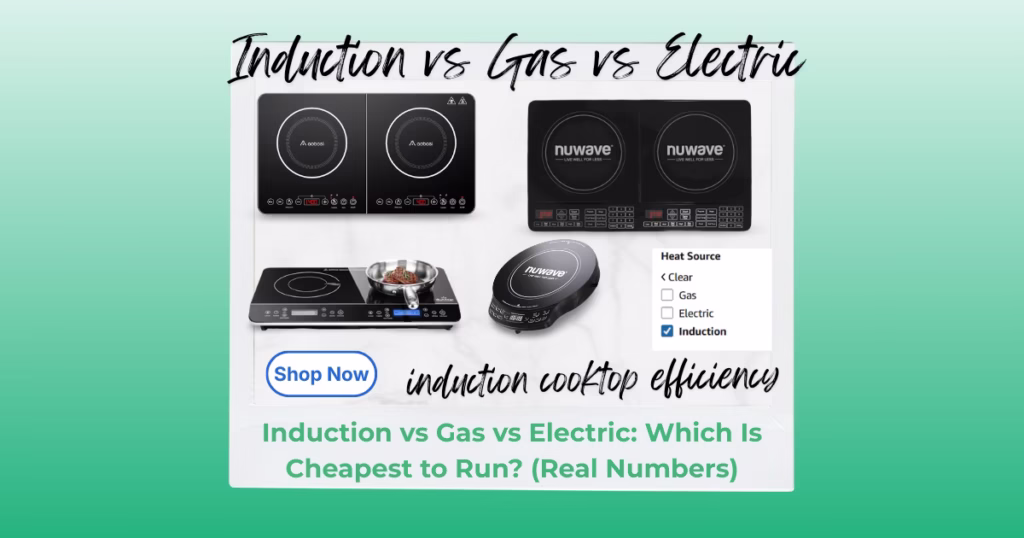 Induction vs Gas vs Electric: Which Is Cheapest to Run? (Real Numbers)