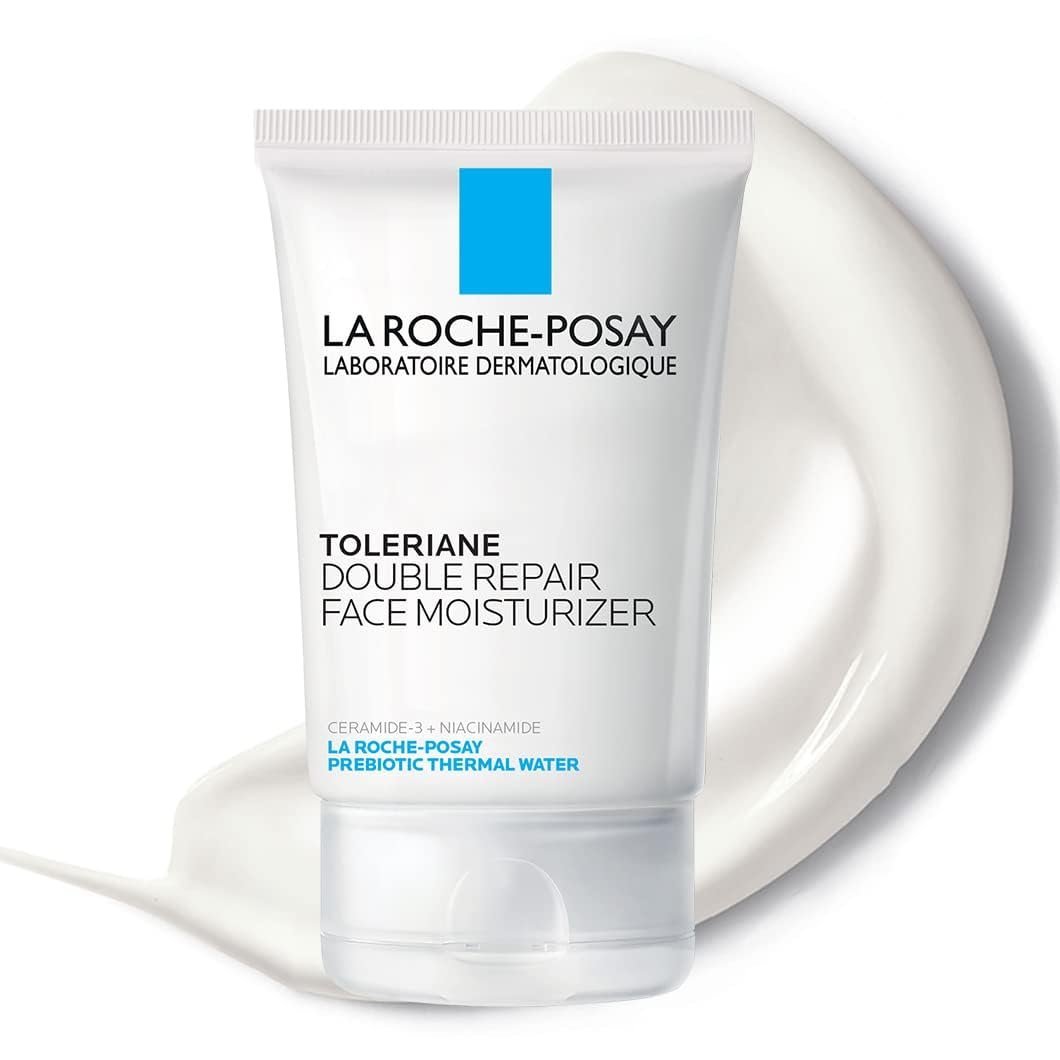La Roche-Posay Toleriane Double Repair Face Moisturizer, Daily Moisturizer Face Cream with Ceramide & Niacinamide for All Skin Types