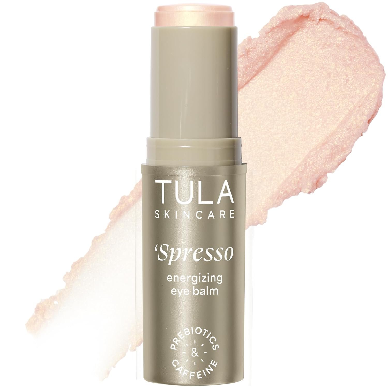 TULA Skin Care Spresso Energizing Eye Balm - Energizing & Hydrating Caffeine Under Eye Treatment for Dark Circles.