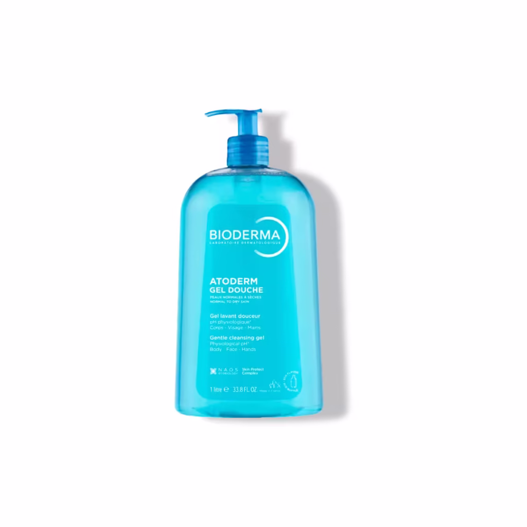 Bioderma - Atoderm - Hydrating Shower Gel - Moisturizing Face and Body Cleanser - Body Wash for Normal to Dry Sensitive Skin