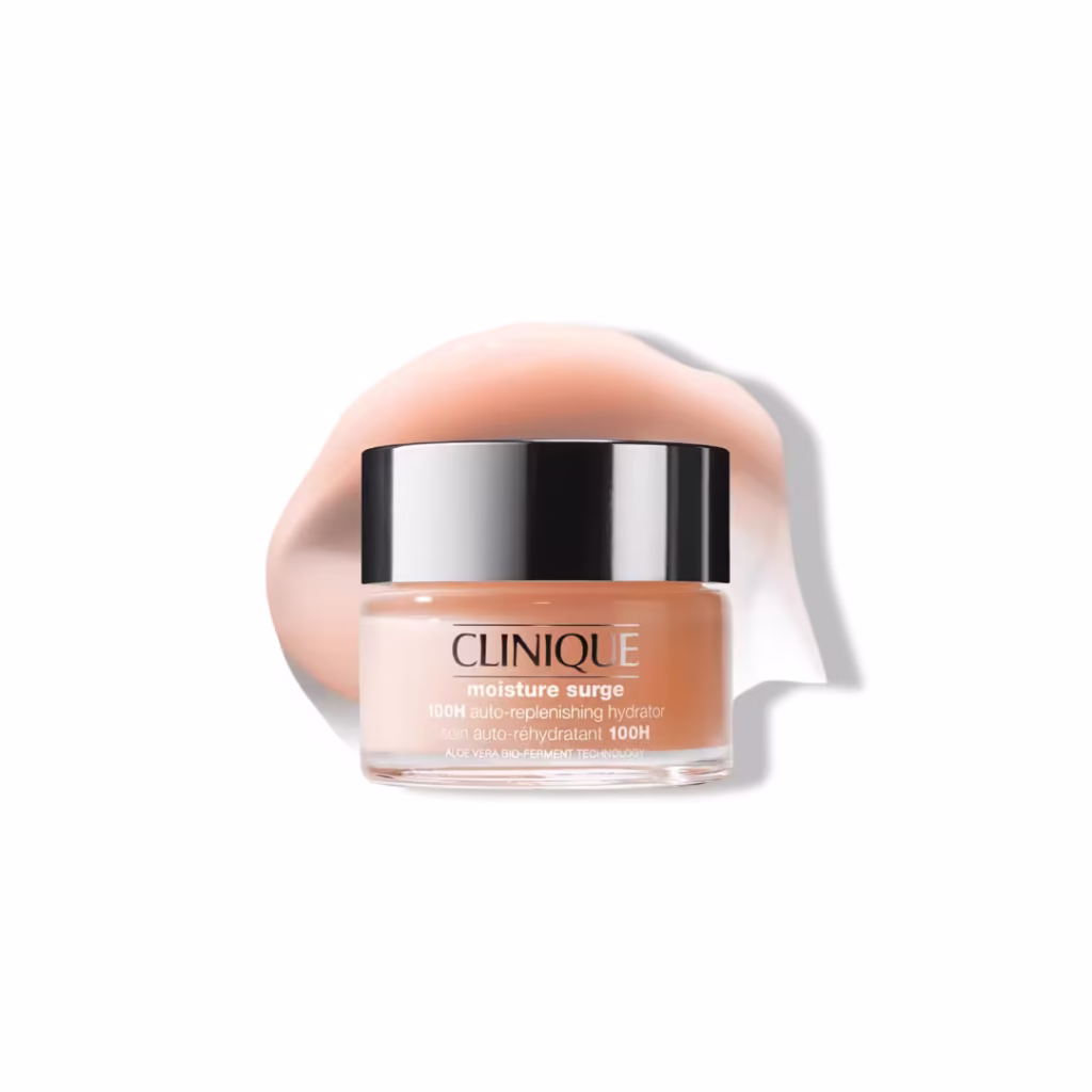 Clinique Moisture Surge 100H Auto-Replenishing Hydrator Oil Free Face Moisturizer | With Hyaluronic Acid, Aloe Bioferment and Vitamins C + E | For All Skin Types | Hydrating + Moisturizing