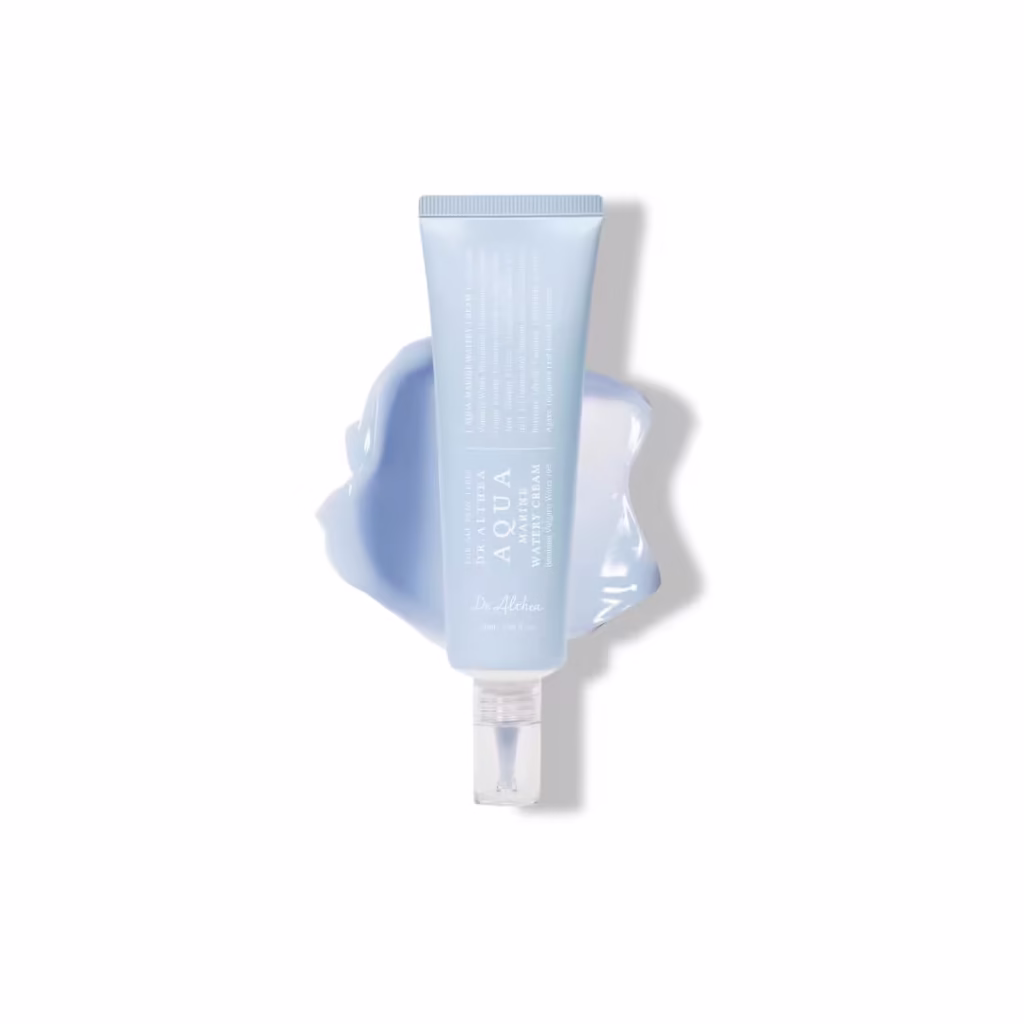 Dr.Althea Aqua Marine Watery Cream | Daily Face Moisturizer for All Skin Types | Deep Hydration Face Cream with Hyaluronic Acid | Vegan Korean Skincare, 1.69 Fl Oz