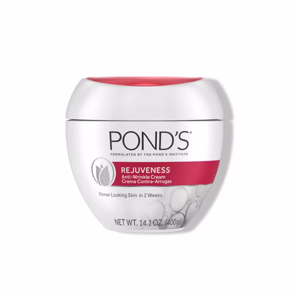 POND’S Rejuveness Face Cream – Anti-Aging Face Moisturizer with AHA’s, Vitamin E & Collagen – Daily Wrinkle Cream for Women – Hydrating Collagen Face Cream – Dermatologist Tested, 14.1 oz