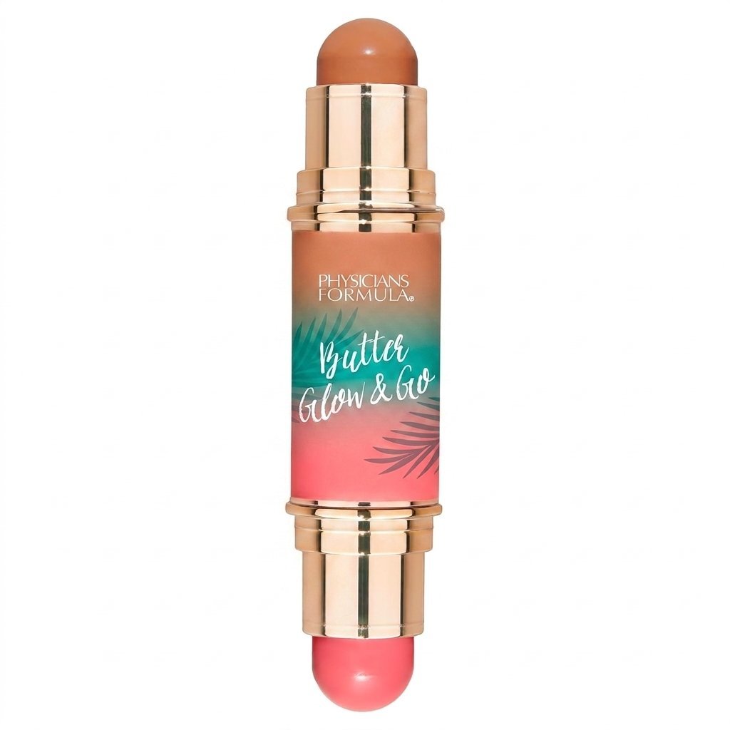 Physicians Formula Butter Glow & Go Multiuse Stick, Ultra-Creamy Radiant Finish Formula with Murumuru Butter, Vegan & Cruelty-Free- Sunkissed Rose