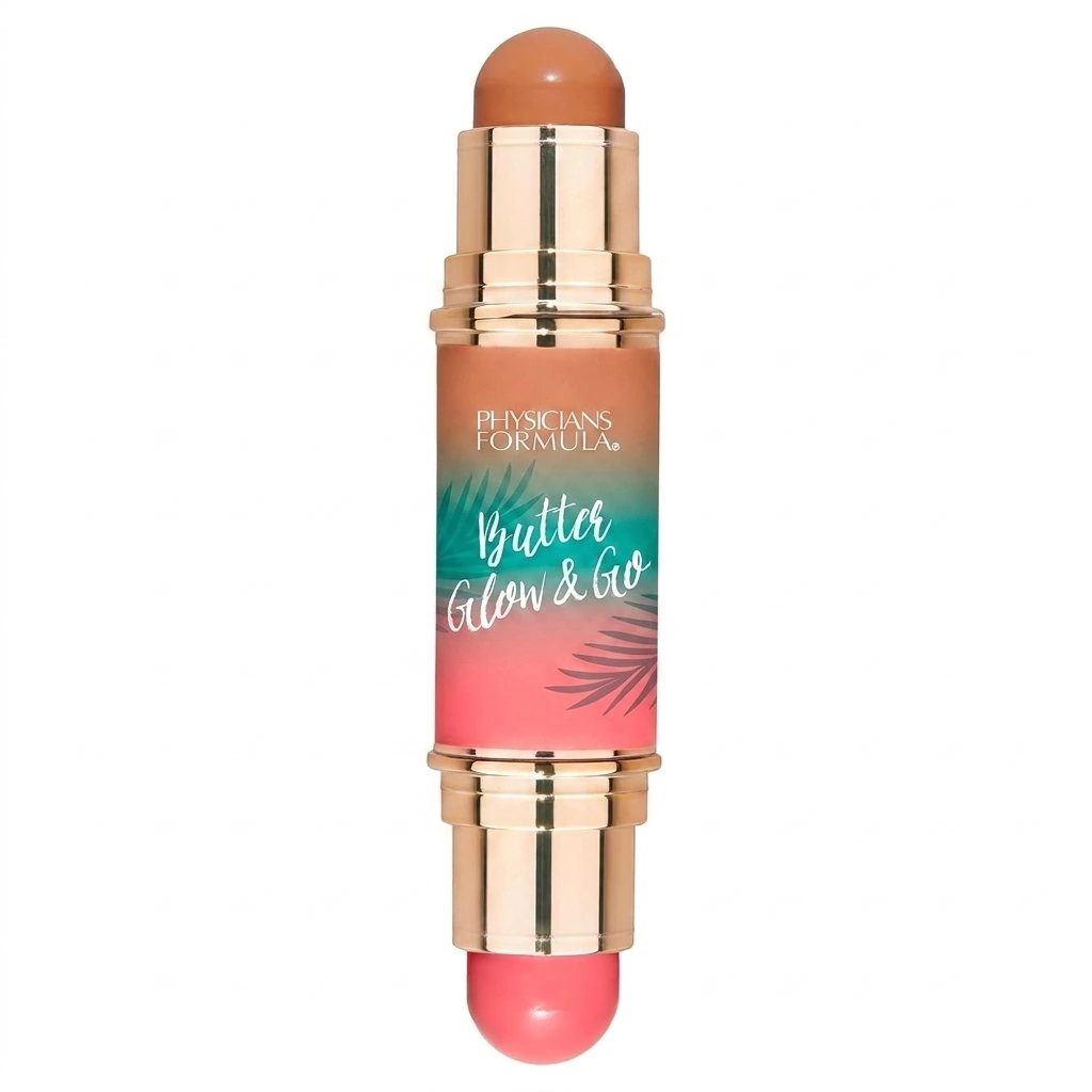Physicians Formula Butter Glow & Go Multiuse Stick, Ultra-Creamy Radiant Finish Formula with Murumuru Butter, Vegan & Cruelty-Free- Sunkissed Rose