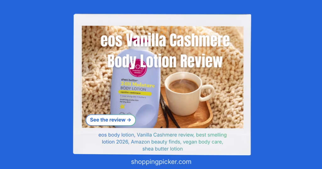 eos Vanilla Cashmere Body Lotion