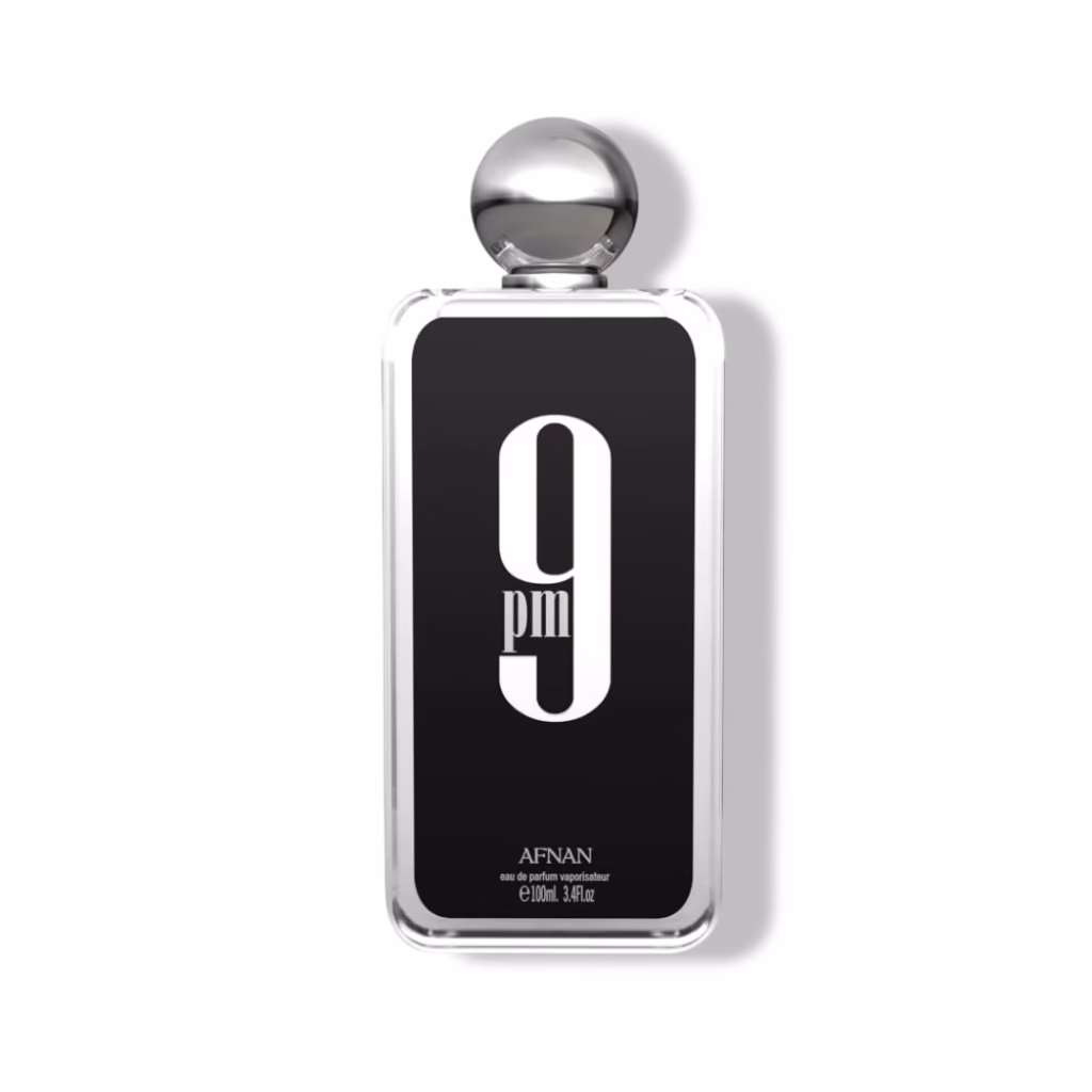 Afnan 9 PM For Men Eau De Parfum, 3.4 Fl. Oz (perfume bottle)