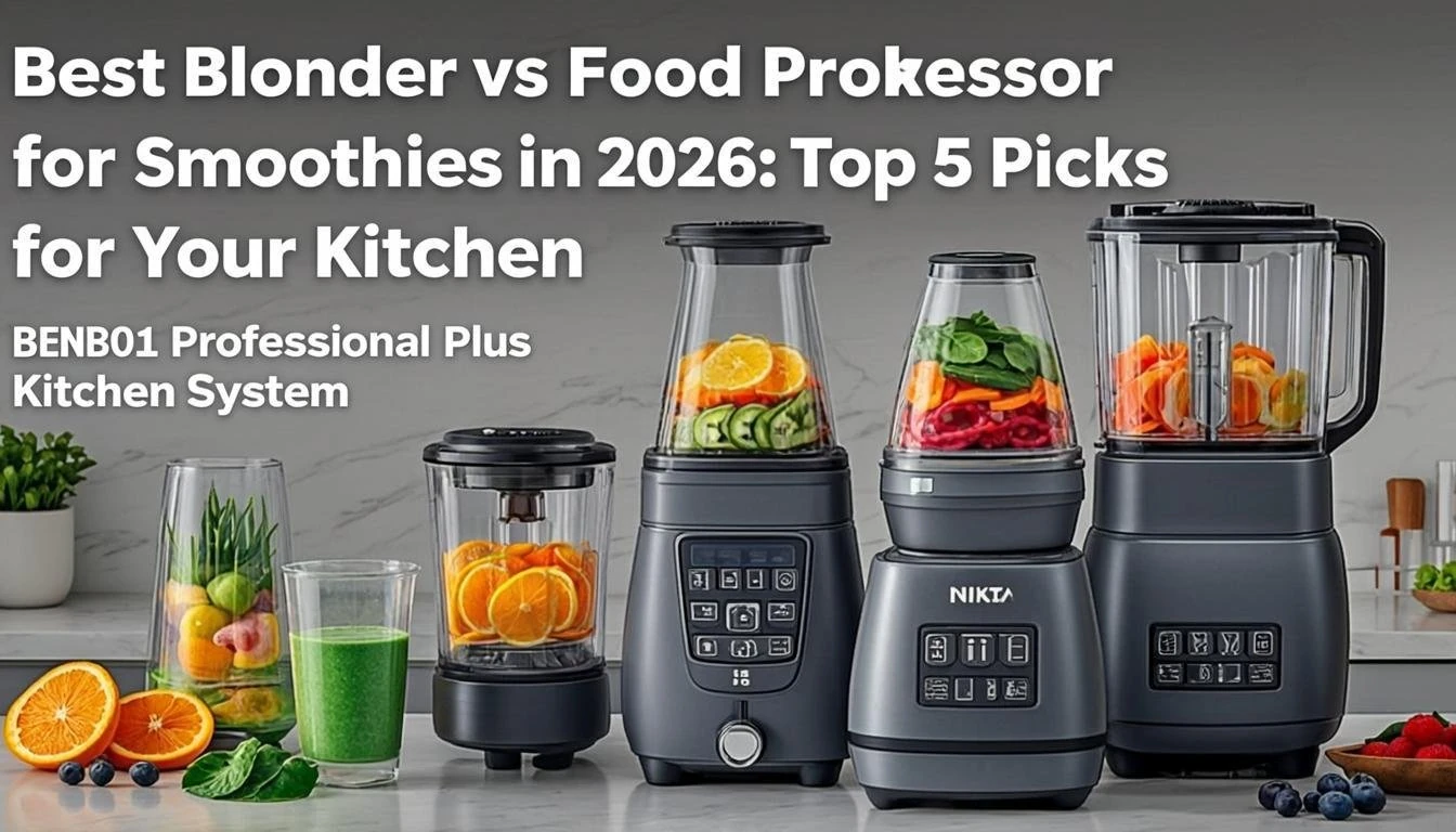 Best Blender vs Food Processor for Smoothies in 2026: Top 5 Picks for Your Kitchen