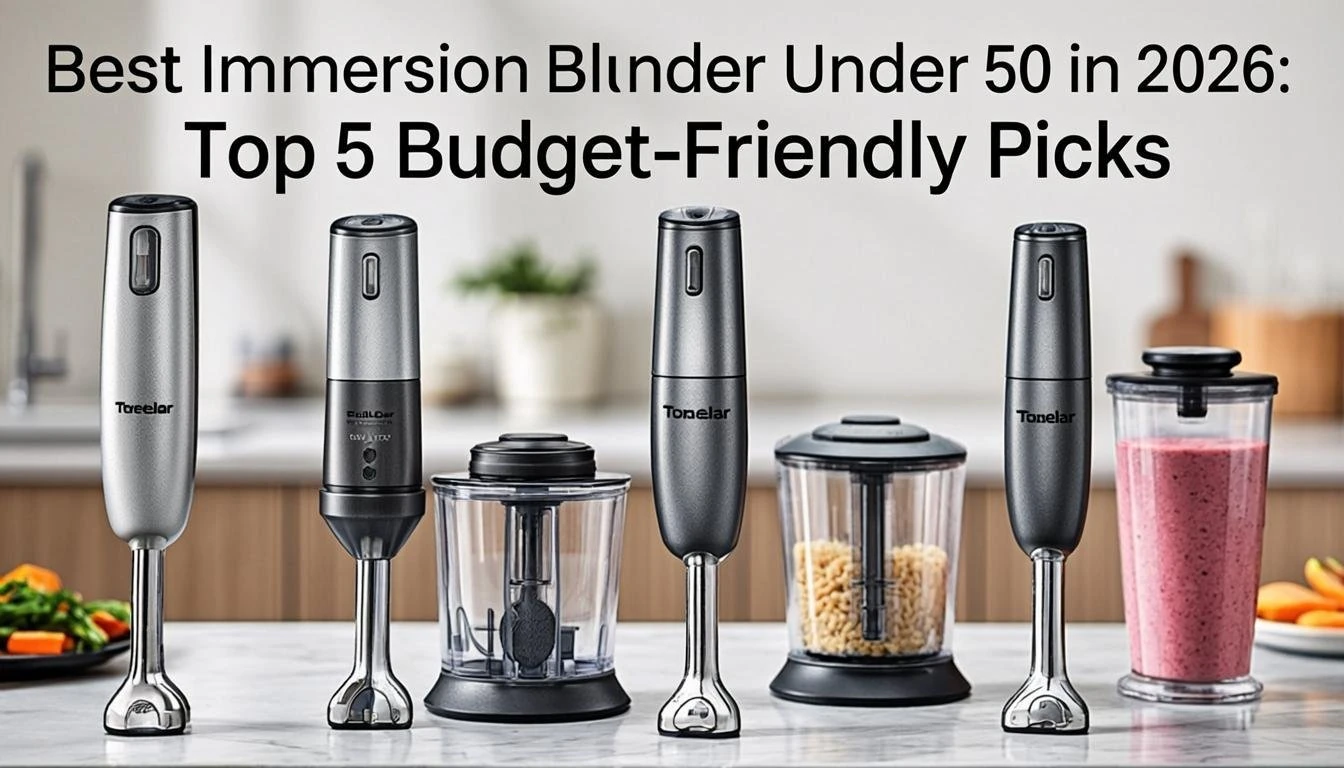 Best Immersion Blender Under 50 in 2026: Top 5 Budget-Friendly Picks
