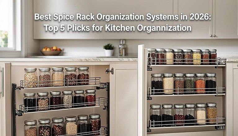 Best Spice Rack Organization Systems in 2026: Top 5 Picks for Kitchen Organization