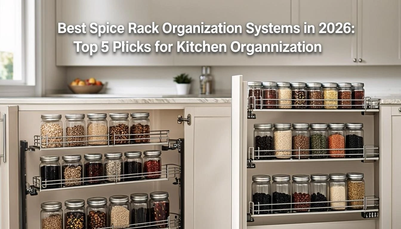 Best Spice Rack Organization Systems in 2026: Top 5 Picks for Kitchen Organization