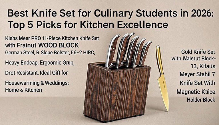 Best Knife Set for Culinary Students in 2026: Top 5 Picks for Kitchen Excellence