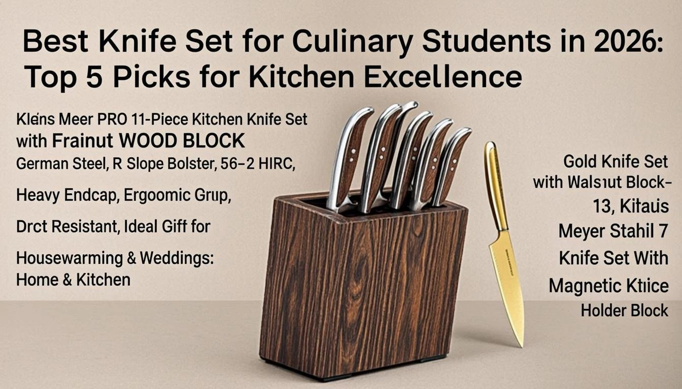 Best Knife Set for Culinary Students in 2026: Top 5 Picks for Kitchen Excellence