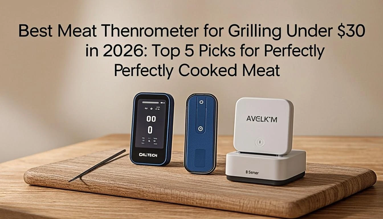 Best Meat Thermometer for Grilling Under $30 in 2026: Top 5 Picks for Perfectly Cooked Meat
