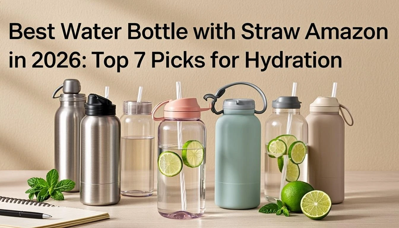 Best Water Bottle with Straw Amazon in 2026: Top 7 Picks for Hydration