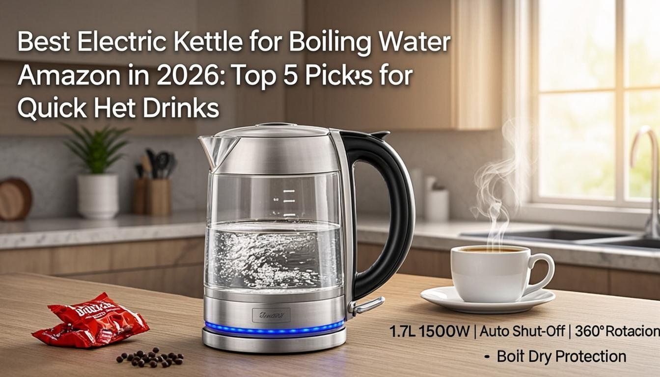 Best Electric Kettle for Boiling Water Amazon in 2026: Top 5 Picks for Quick Hot Drinks