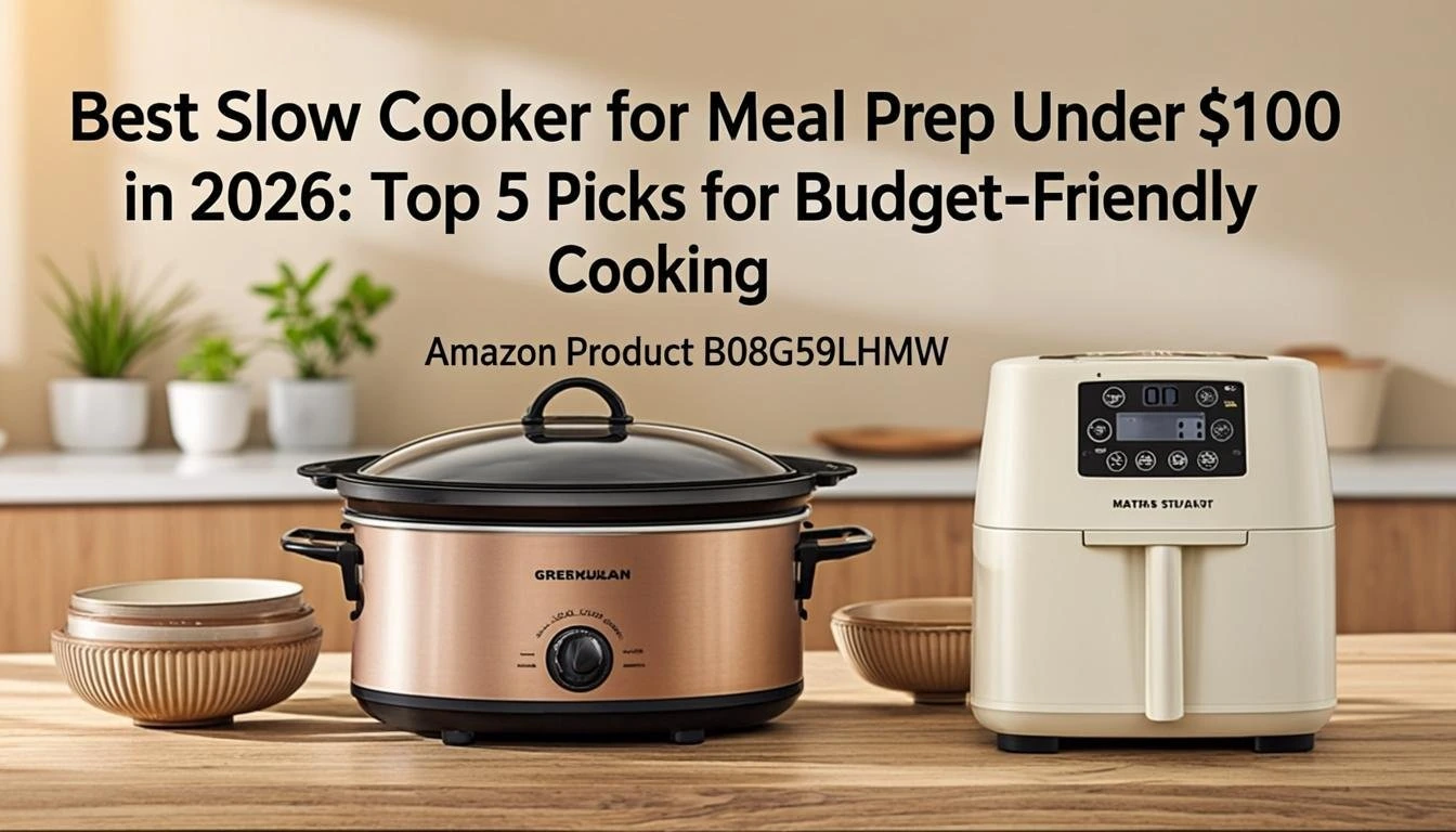 Best Slow Cooker for Meal Prep Under $100 in 2026: Top 5 Picks for Budget-Friendly Cooking