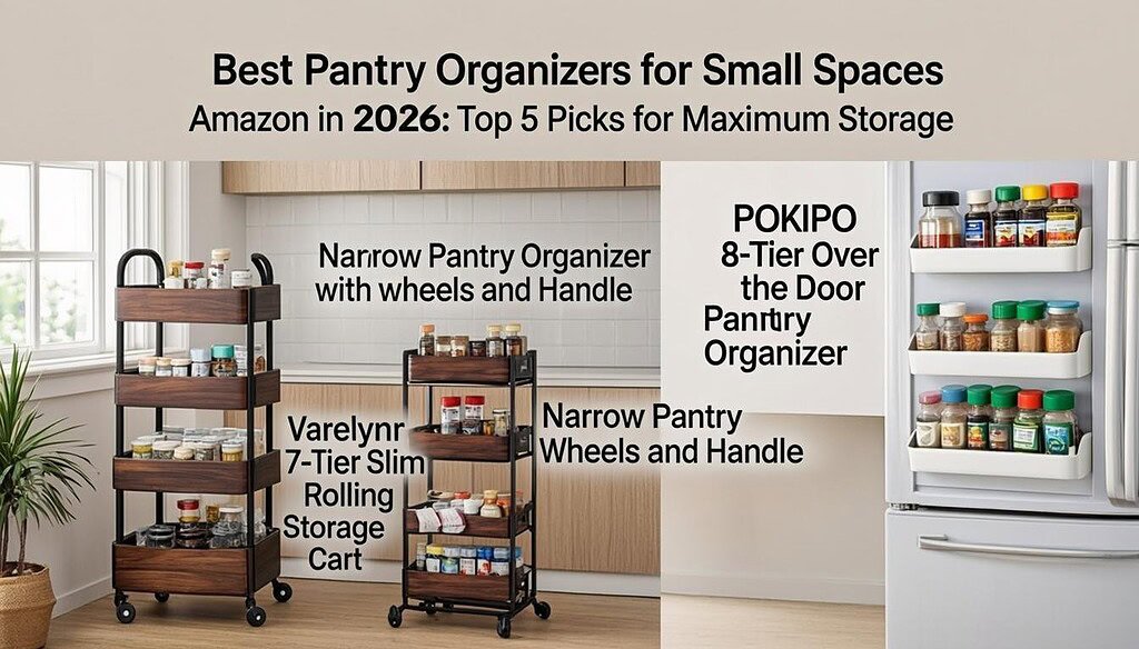 Best Pantry Organizers for Small Spaces Amazon in 2026: Top 5 Picks for Maximum Storage