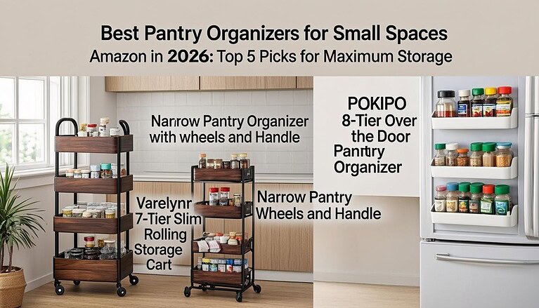 Best Pantry Organizers for Small Spaces Amazon in 2026: Top 5 Picks for Maximum Storage