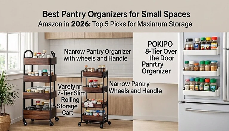Best Pantry Organizers for Small Spaces Amazon in 2026: Top 5 Picks for Maximum Storage