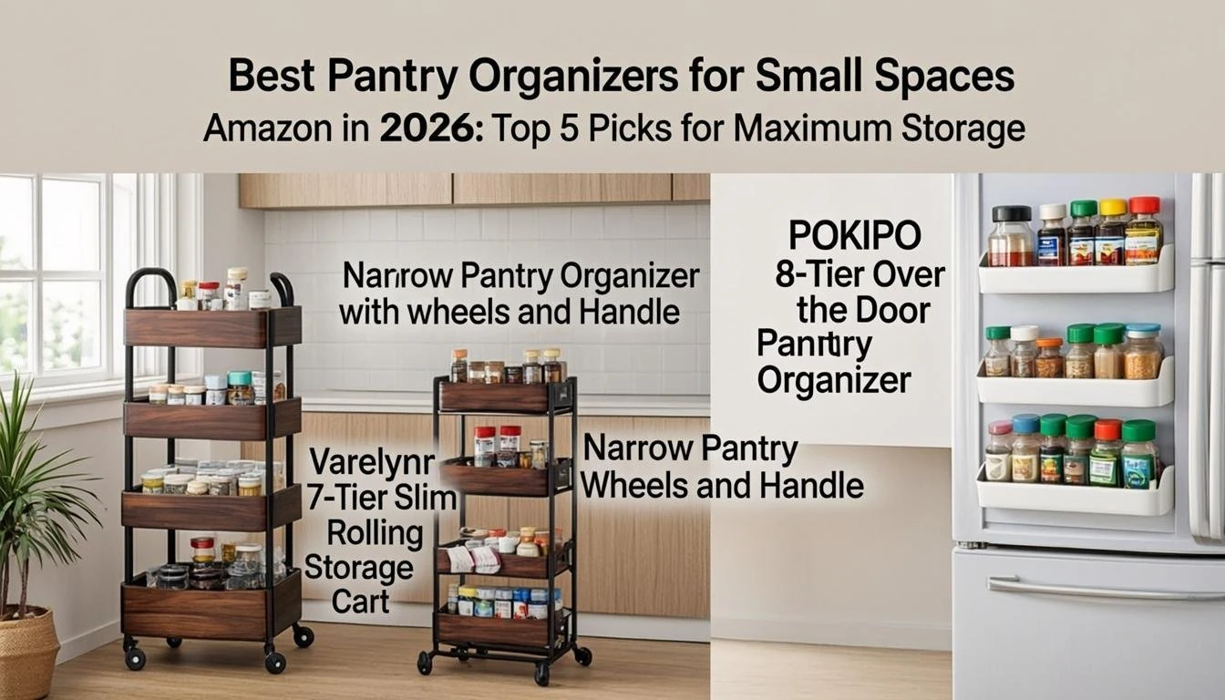 Best Pantry Organizers for Small Spaces Amazon in 2026: Top 5 Picks for Maximum Storage