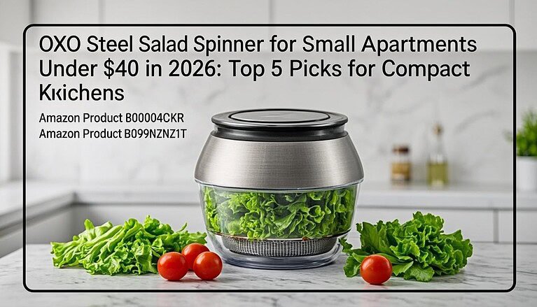 Best Salad Spinner for Small Apartments Under $40 in 2026: Top 5 Picks for Compact Kitchens