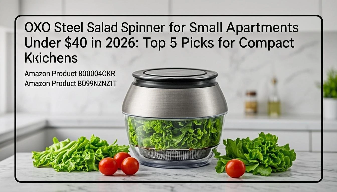 Best Salad Spinner for Small Apartments Under $40 in 2026: Top 5 Picks for Compact Kitchens
