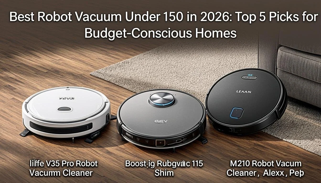 Best Robot Vacuum Under 150 in 2026: Top 5 Picks for Budget-Conscious Homes
