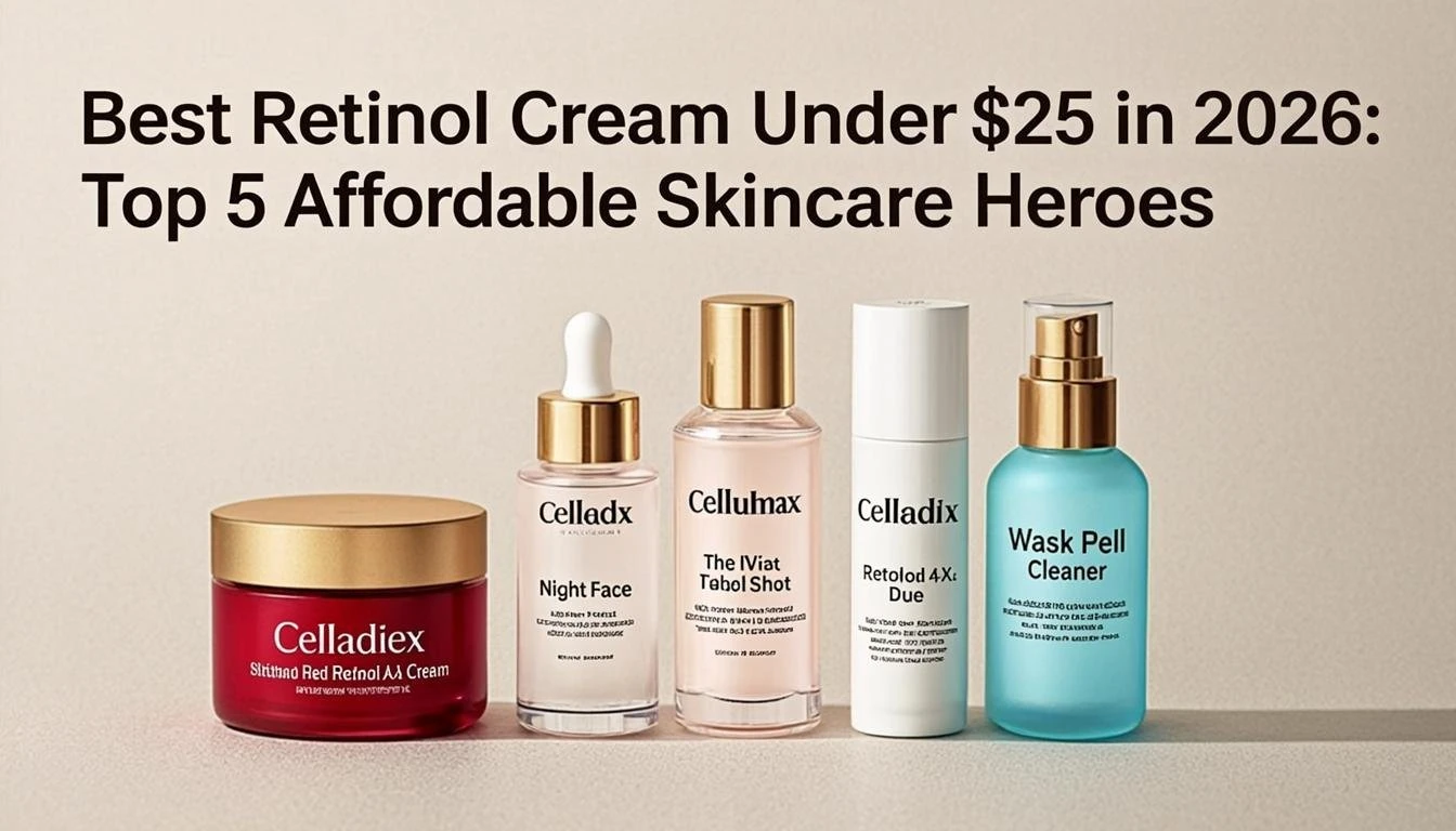 Best Retinol Cream Under $25 in 2026: Top 5 Affordable Skincare Heroes