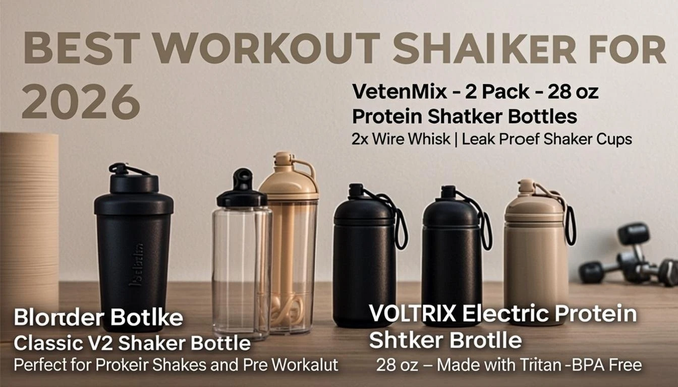 Best Protein Shaker for Gym Use in 2026: Top 5 Picks for Fitness Enthusiasts