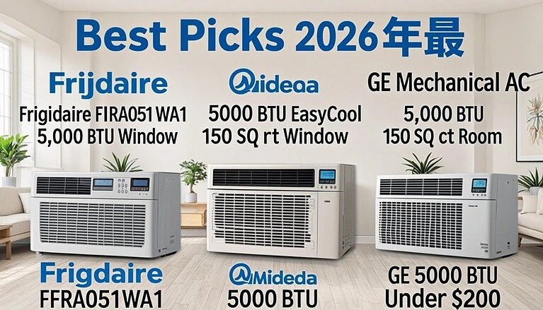 Best Window AC Units for Small Bedroom Under $200 in 2026: Top 5 Picks for Cool Comfort
