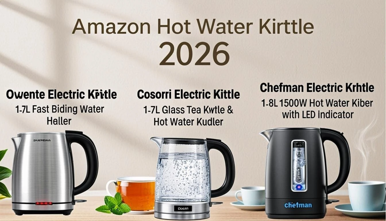 Best Electric Kettles for Boiling Water on Amazon in 2026: Top 5 Picks