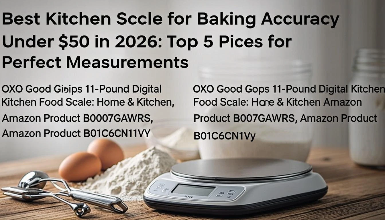 Best Kitchen Scale for Baking Accuracy Under $50 in 2026: Top 5 Picks for Perfect Measurements