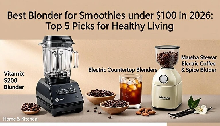 Best Blender for Smoothies Under $100 in 2026: Top 5 Picks for Healthy Living