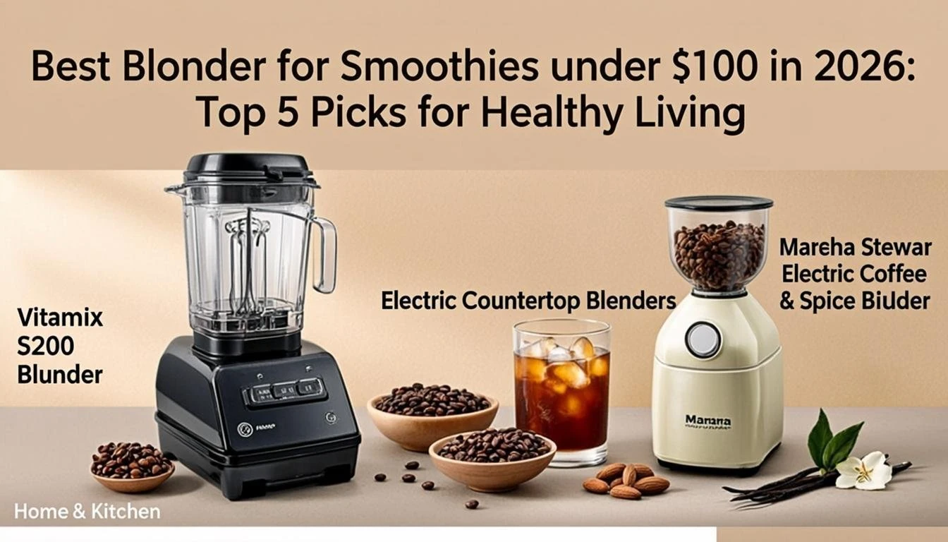 Best Blender for Smoothies Under $100 in 2026: Top 5 Picks for Healthy Living