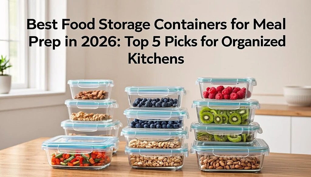 Best Food Storage Containers for Meal Prep in 2026: Top 5 Picks for Organized Kitchens