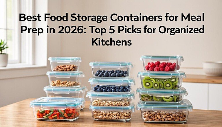 Best Food Storage Containers for Meal Prep in 2026: Top 5 Picks for Organized Kitchens