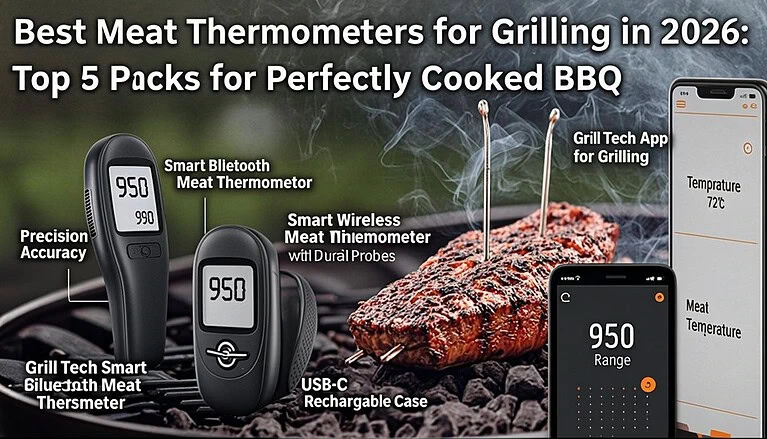 Best Meat Thermometers for Grilling in 2026: Top 5 Picks for Perfectly Cooked BBQ