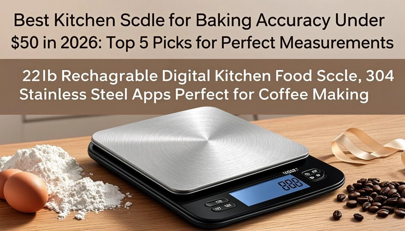 Best Kitchen Scale for Baking Accuracy Under $50 in 2026: Top 5 Picks for Perfect Measurements