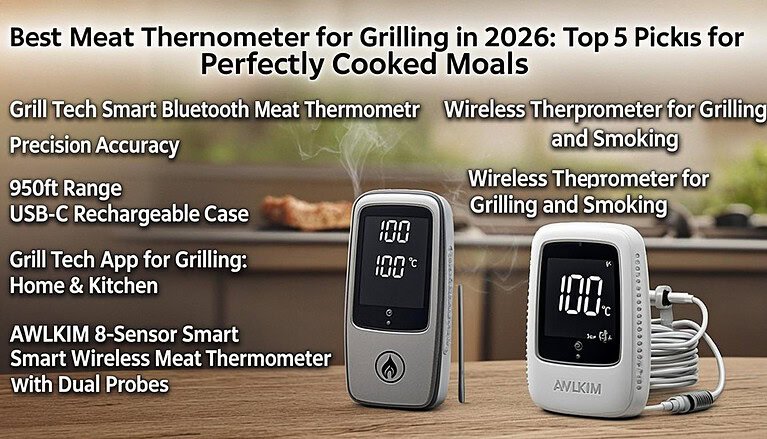 Best Meat Thermometer for Grilling in 2026: Top 5 Picks for Perfectly Cooked Meals