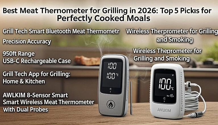 Best Meat Thermometer for Grilling in 2026: Top 5 Picks for Perfectly Cooked Meals