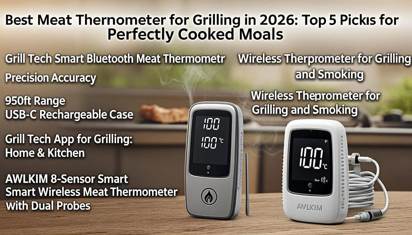 Best Meat Thermometer for Grilling in 2026: Top 5 Picks for Perfectly Cooked Meals