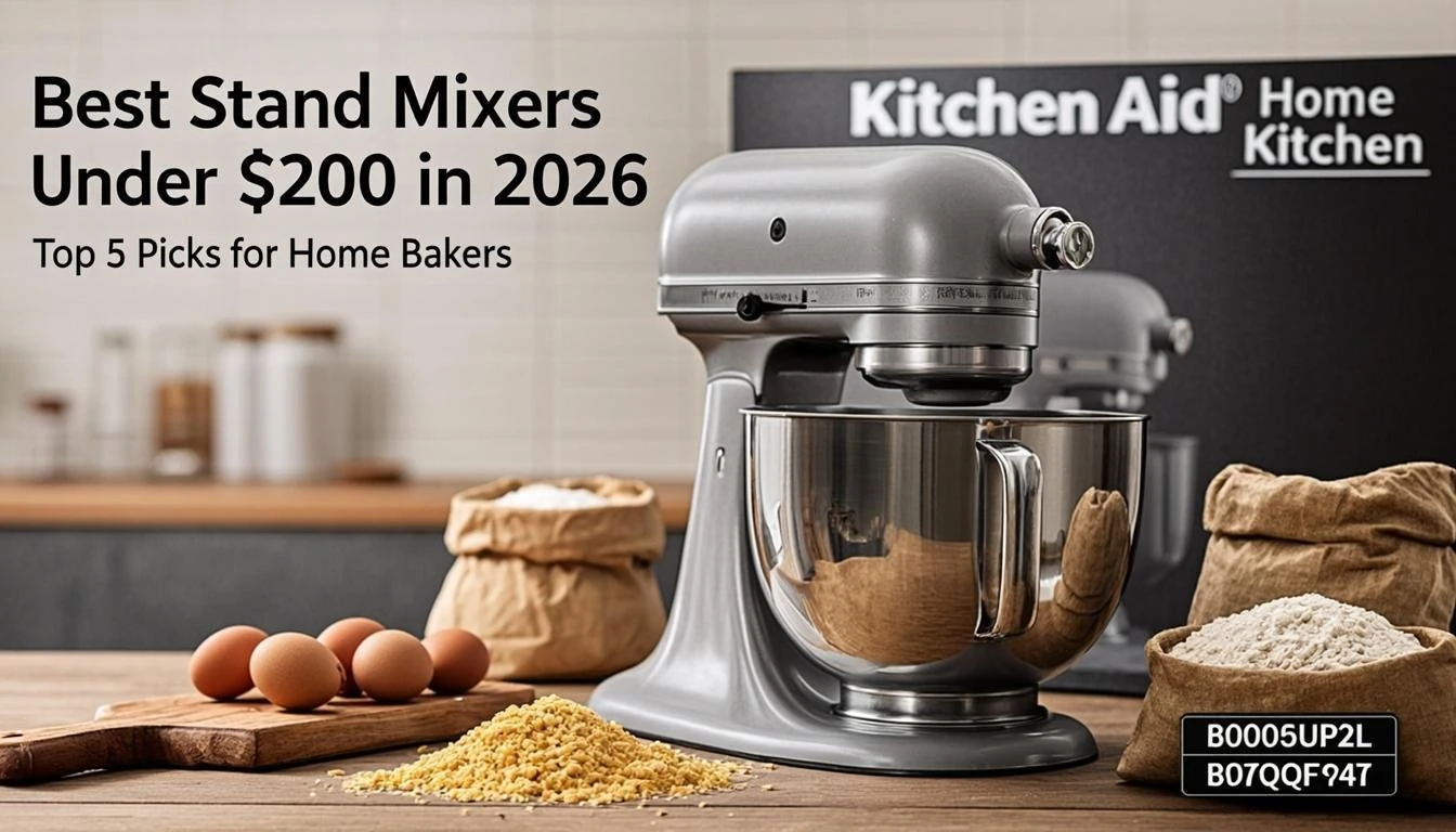 Best Stand Mixers Under $200 in 2026: Top 5 Picks for Home Bakers