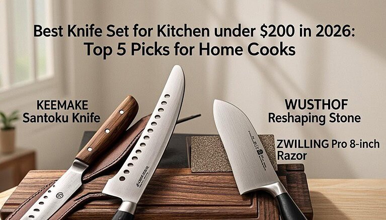 Best Knife Set for Kitchen Under $200 in 2026: Top 5 Picks for Home Cooks